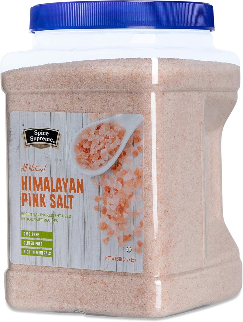 Spice Supreme Pure Himalayan Pink Salt - 5 LB - Image 1